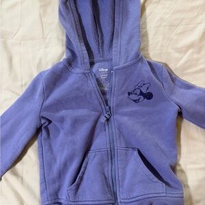 Disney Purple and Pink Minnie Mouse Zip Hoodie Bundle